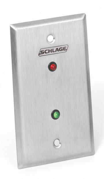 Schlage Remote &?Local Monitoring Stations 800 Series Local monitoring - Two LED indicators - red, green or amber - 800L2