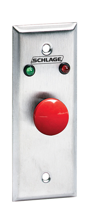 Schlage Electronic Access and Releasing Devices 700 Series Entry Level PushButtons Stainless Steel Only Plate Button - 701