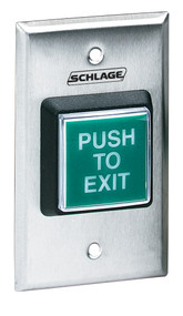 Schlage Electronic Access and Releasing Devices 700 Series Entry Level PushButtons Stainless Steel Only Plate Button - 709