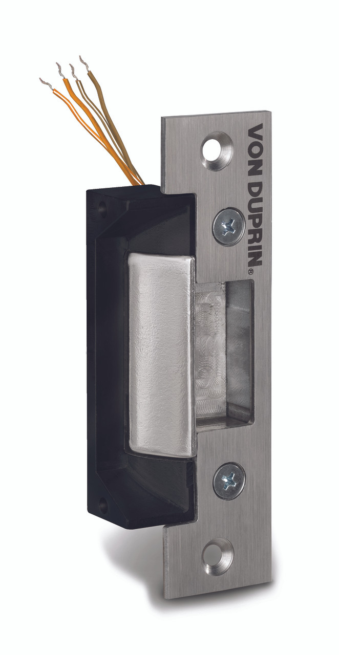Von Duprin Electric Strikes 4200 Series For Cylindrical And Deadlatch Locks 1 2 5 8 Throw Includes Latchbolt Monitor Shallow Backbox 4212
