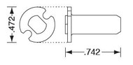Schlage Tailpieces D Cylindrical Locks- C603-524