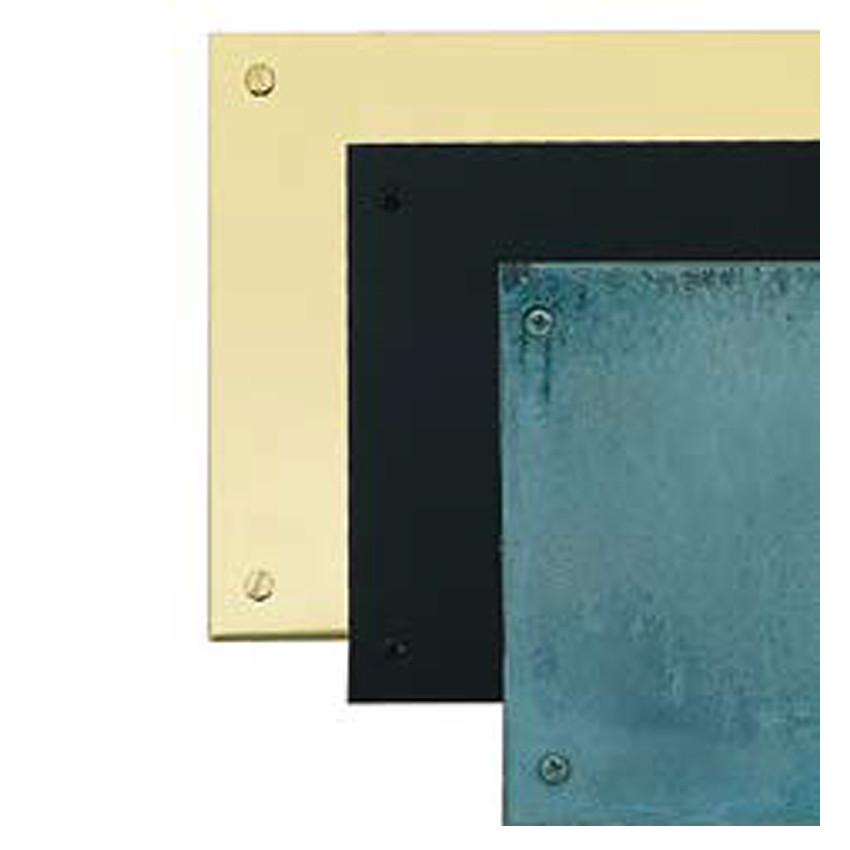 Brass Accents Door Kick Plate Weathered Black Lockandhinge Com