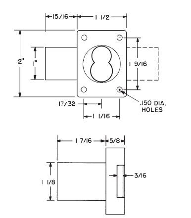 Schlage Co. 40-227 L-Series Template