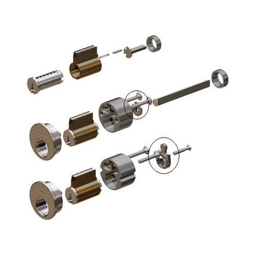 Schlage Cams for Schlage mortise cylinders in other manufacturers mortise locks Arrow ® #004 Modular cylinder Classic conventional Everest 29 & Primus non-IC manufactured before July 2010 not available with cylinder - B520-329