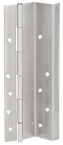 Ives Continuous Hinges Swing Clear Flush Mounted Pin and Barrel Continuous Surface UL Listed Hinge 14 Gauge Type 304 Stainless Steel No Inset Non Handed Built in Edge Guard - 711