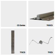 Ives CS Series Continuous Hinges Stainless Steel Full Mortise Hinge w/ AL Cover and Thru Wire Panel  - 700CS TWP