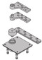 Ives 7200 Series Pivots Fire Rated 3/4" Offset Bottom Pivot - Heavy Duty 1750 Pound Rating - 7237F BTM