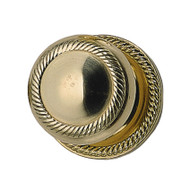 BRASS Accents Charleston Collection Knob / Lever Set - 2-1/8" bore - concealed mount