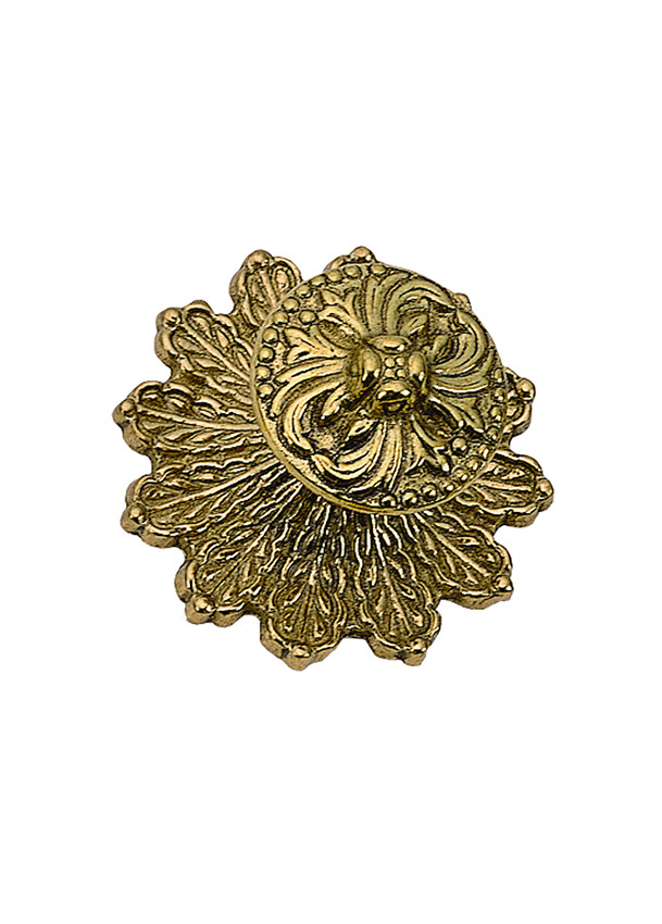 BRASS Accents Deco Knob & Plate