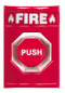 Fire  push button switch