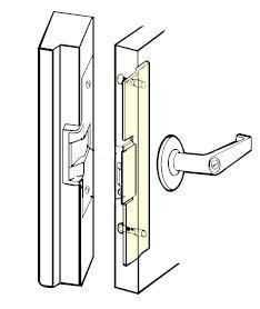 Latch Protector for Folger Adams Electric Strike