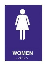 ADA Tactile Sign for Women