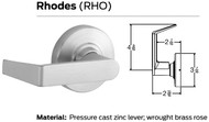 Schlage ND Series Vandlgard Grade 1 Cylindrical Locks - Rhodes