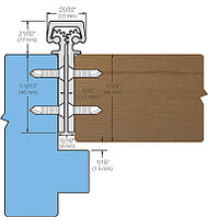 Hager Roton gear Concealed Leaf Continuous Hinge