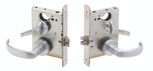 Schlage L Series L9000 Grade 1 Mortise Vandlgard Locks - Standard Collection Lever Merano