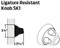 Schlage L Series L9000 Grade 1 Mortise Vandlgard Locks - Standard Collection Ligature Resistant Knob SK1