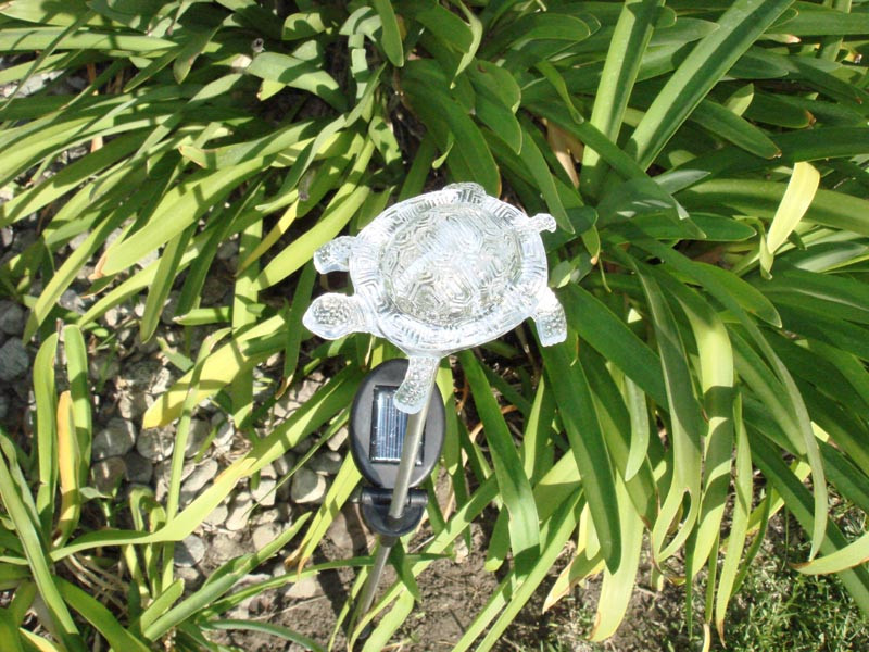 Turtle Color Changing Solar Lights Set of 2 Garden Stake Lights