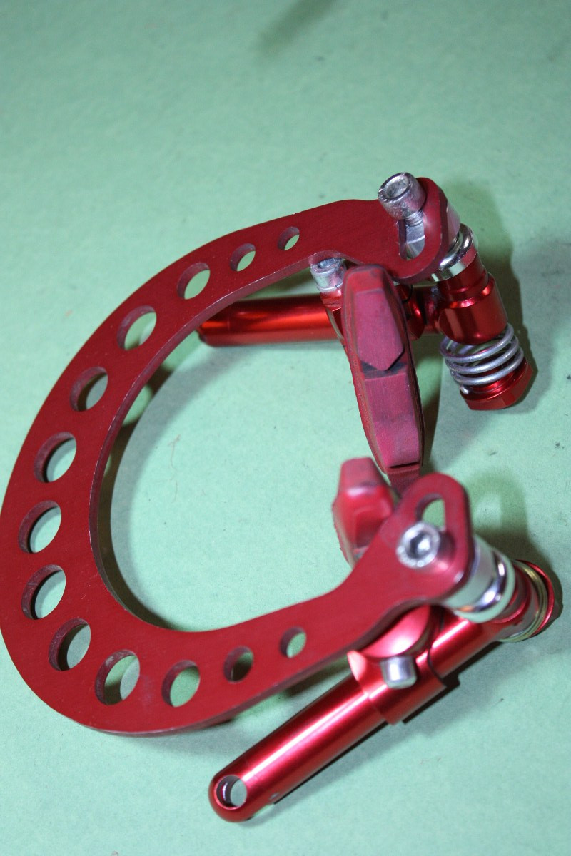 Avid Tri Align Cantilever Brake w/ Gorilla Brake Booster Ano Red