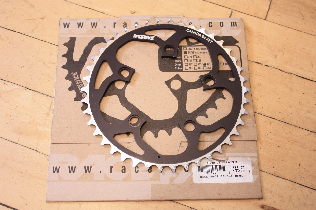 5 BOLTS 42T 74 mm OR 110 mm BCD BICYCLE CHAINRINGS 24T STEEL OR ALLOY