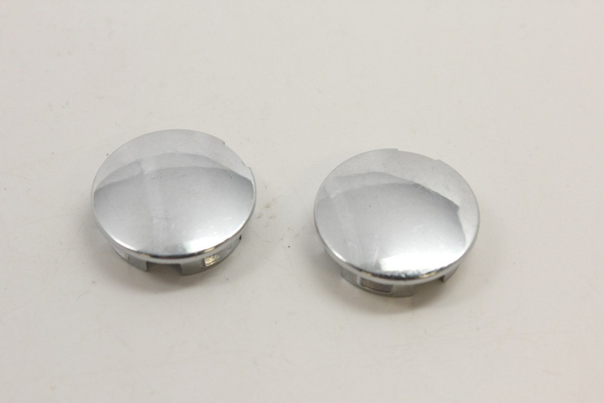 Pair of Cotterless Crank Plastic Dust Caps Covers