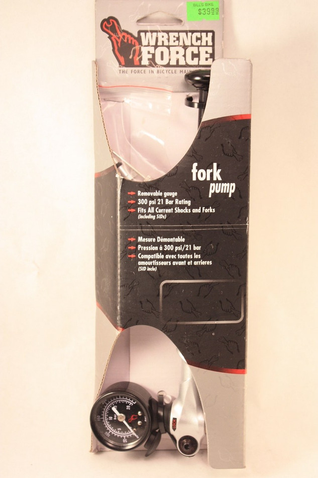 wrench force bike pump