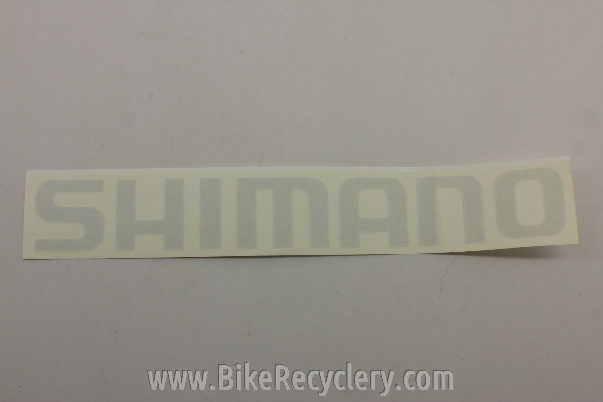 Shimano Window Transfer Decal Sticker White Huge 26 X 3 5 Free Shipping Bike Recyclery