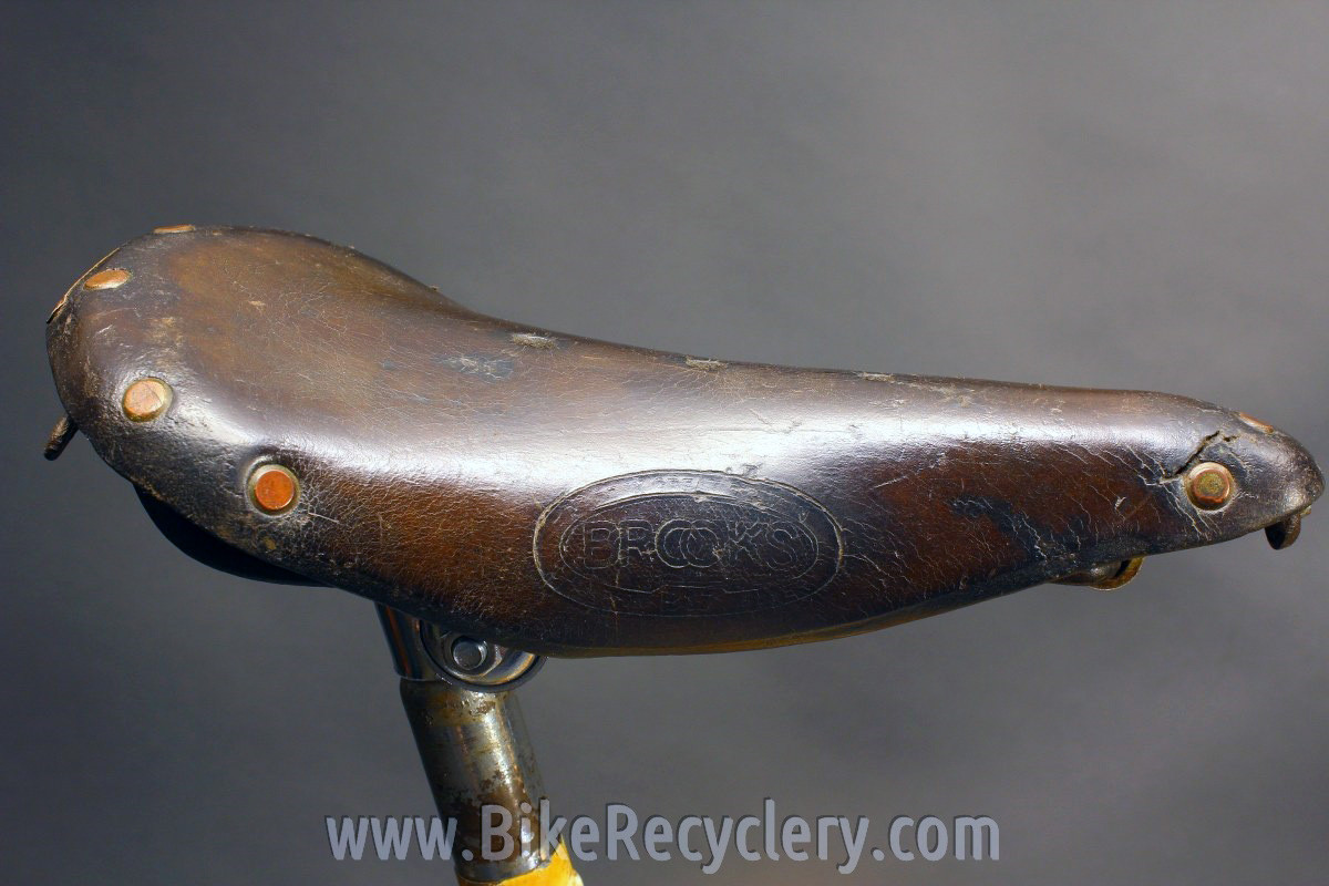 vintage brooks bike seat