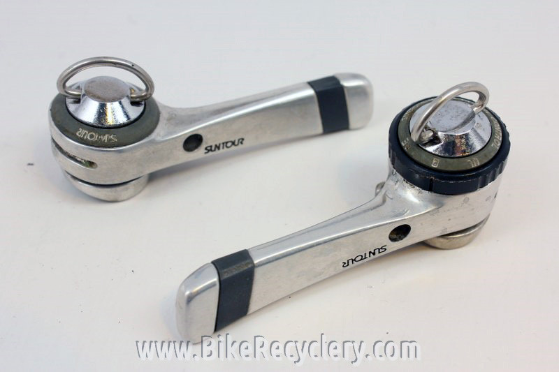 Vintage Suntour Sprint / Superbe Pro / Cyclone 7000 Downtube Shifters Indexed 5/6/7 Speed, SL