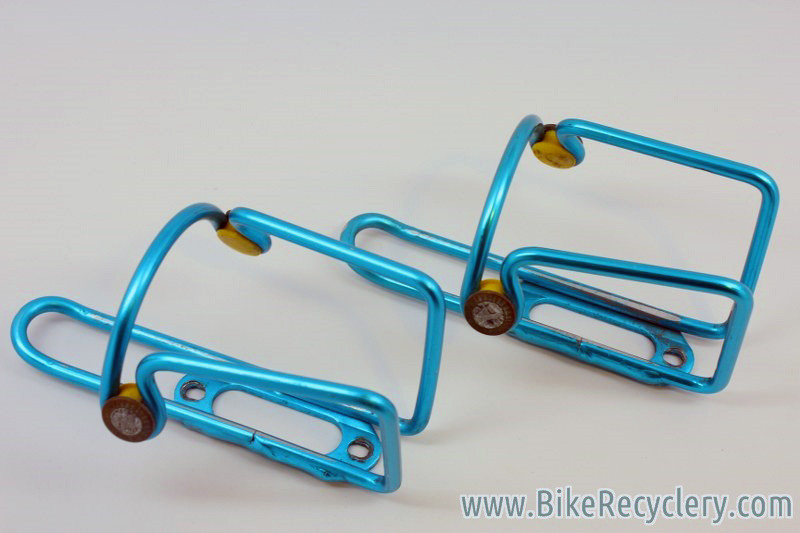 turquoise bottle cage