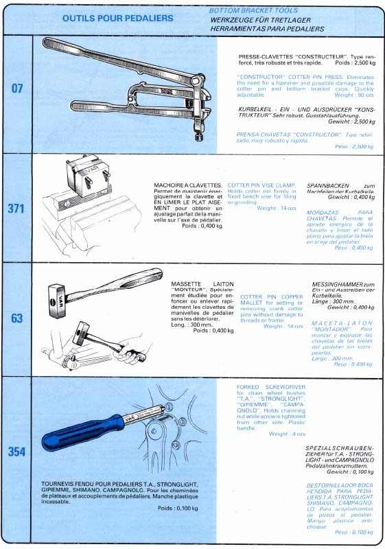 VAR 07 Cotter Press Removes & Installs Cotter Pins, "Constructeur