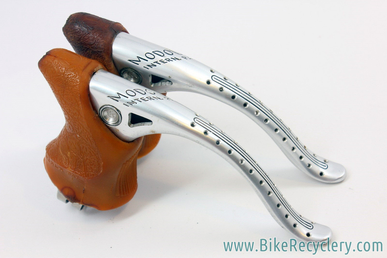 Vintage Modolo Professional Brake Levers NonAero, Tan 919 Anatomica