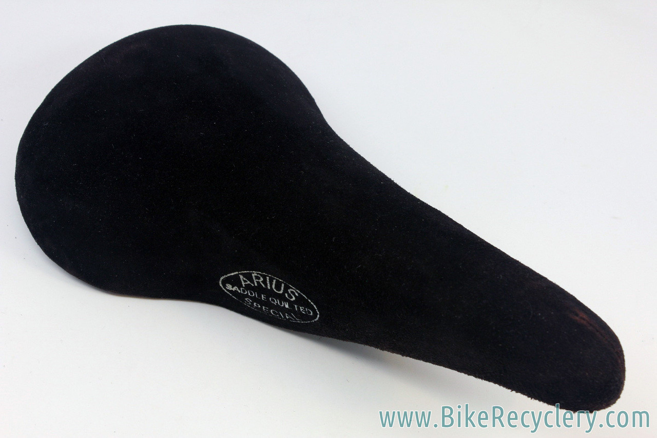 suede bike saddle