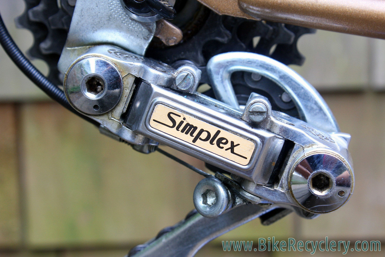 Vintage French Bicycle Drivetrain Display Art 1970's Stronglight TS