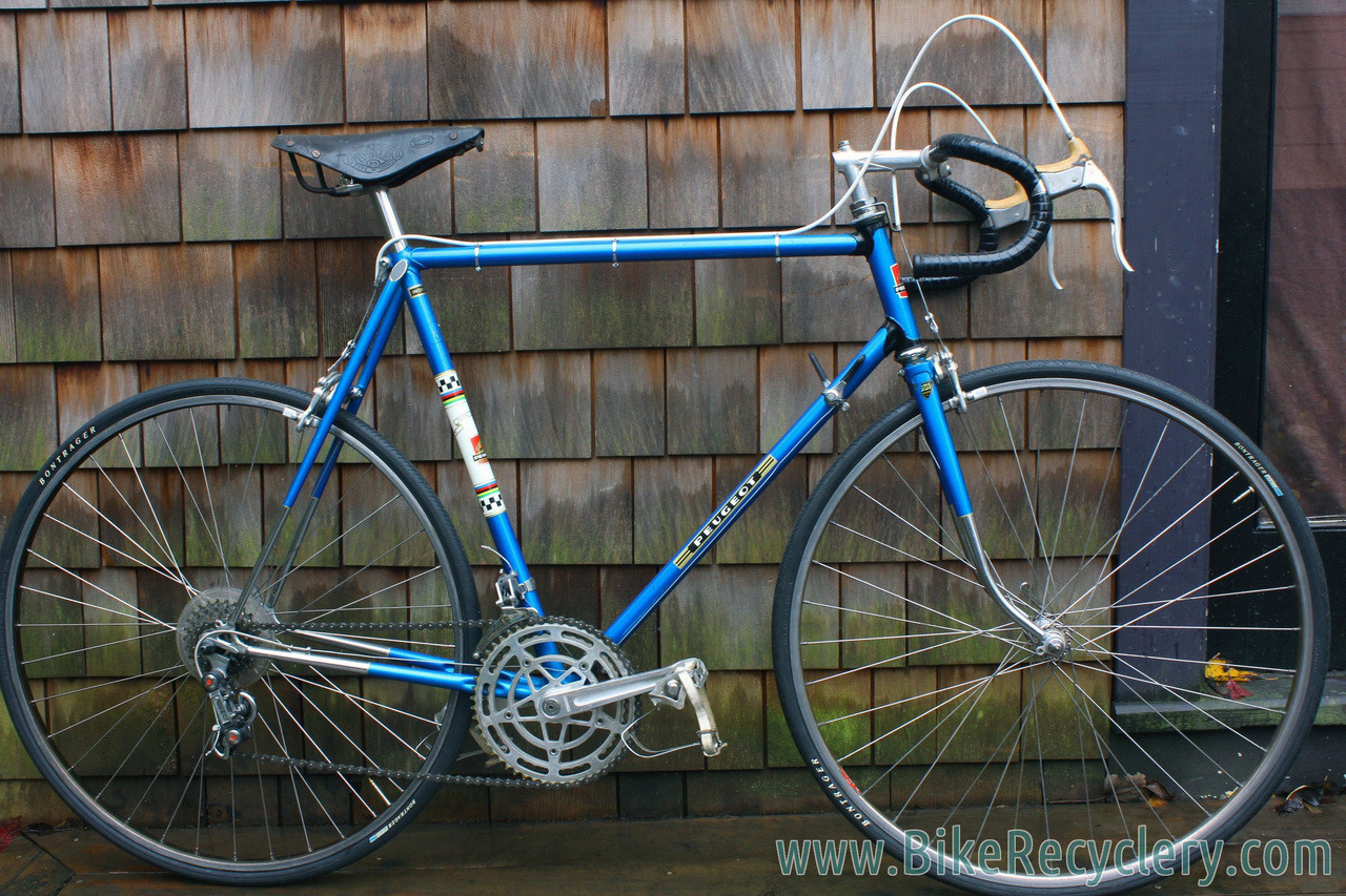 58cm 1972 Peugeot PX10 Vintage Road Bike All Original! Blue Plain Nervex Lugs Original