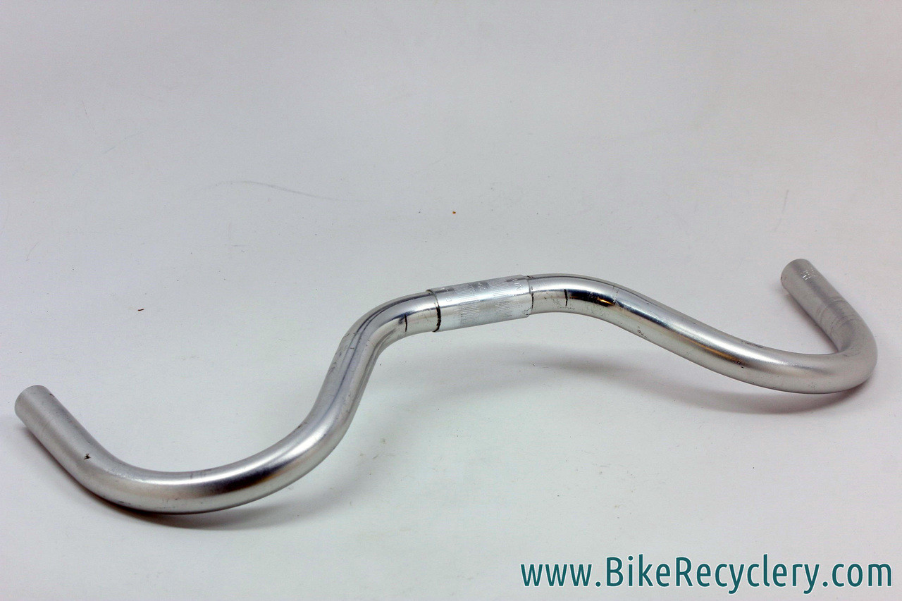 Nitto Rm016n Moustache Handlebars Silver 26 0mm X 515mm Bike