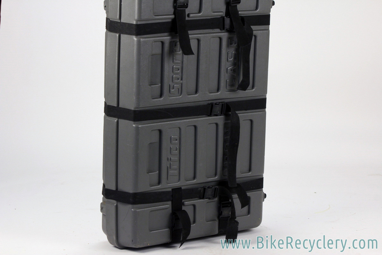 Trico Iron Case Bicycle Travel Hard Box Includes Foam Padding Bike