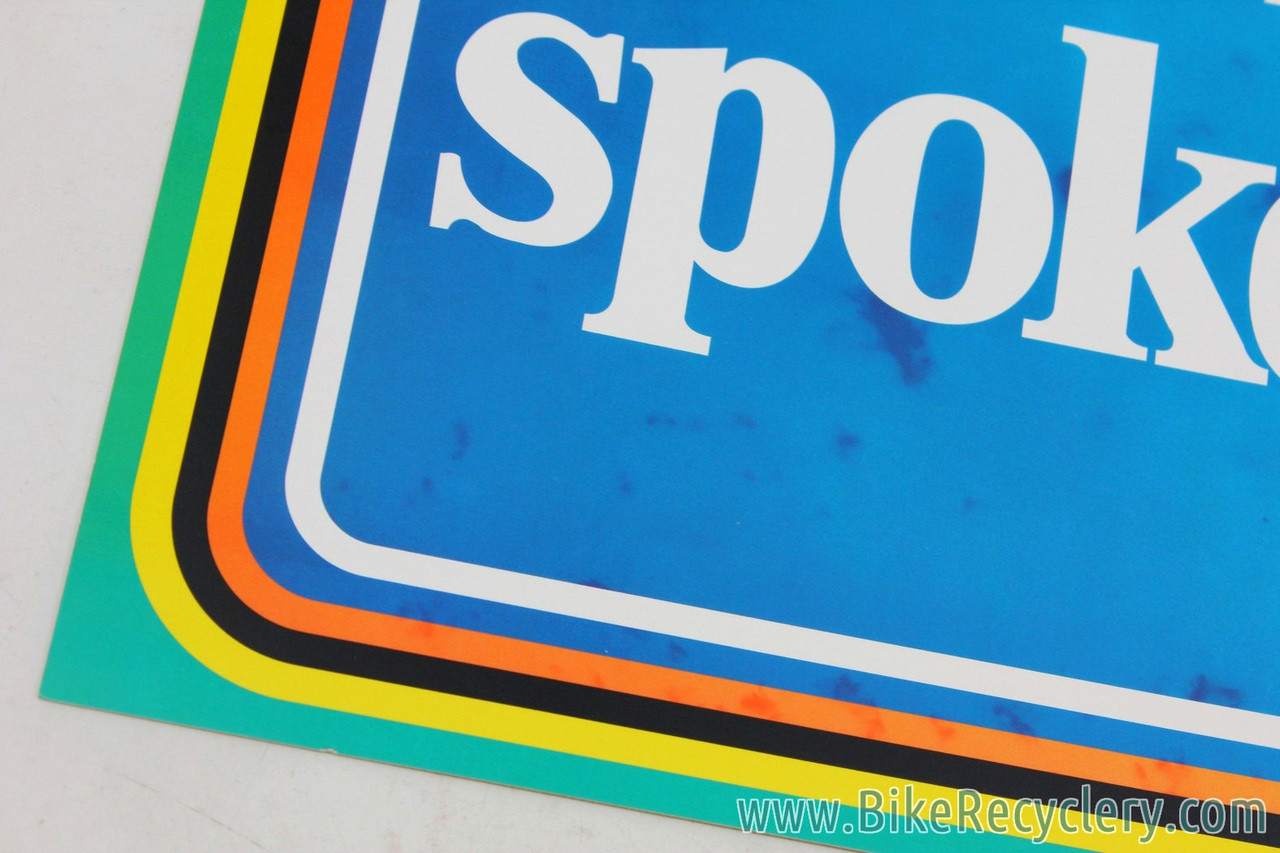 Vintage Campagnolo Spoken Here Cardboard Dealer Sign ...