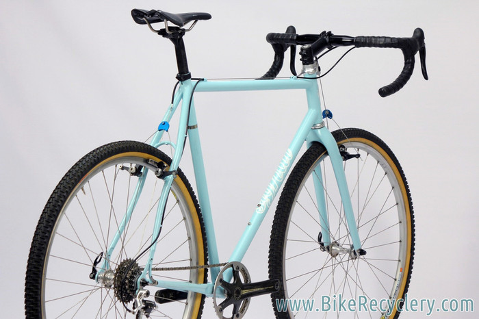 steel cross bike frame