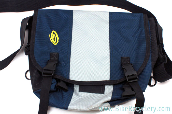 New Timbuk2 Classic Commuter Messenger Bag Xs Blue Grey Waterproof Inner Bike Recyclery
