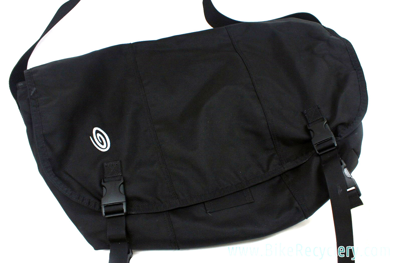 New Timbuk2 Classic Commuter Messenger Bag Large Black Waterproof Inner Bike Recyclery