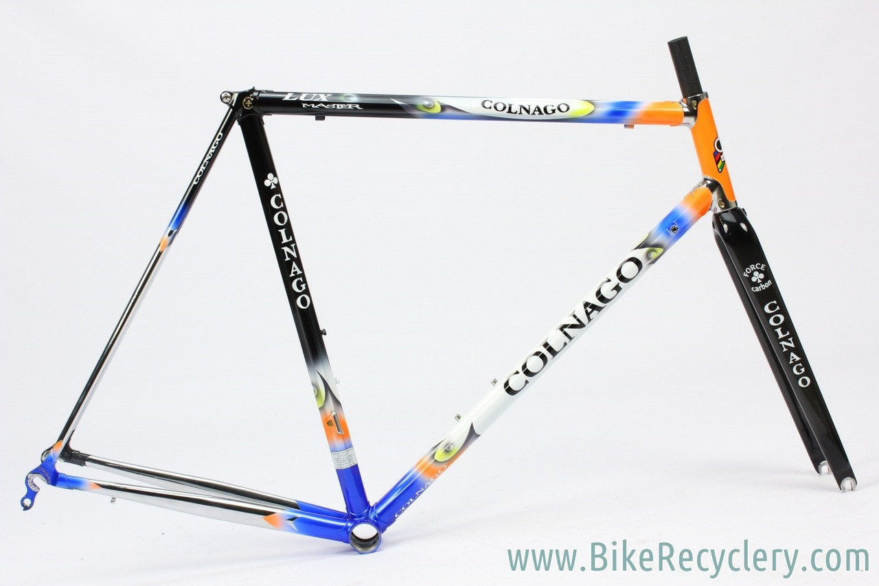 2000 S Colnago Master Lux Frame Force Carbon Fork 57cm Blue