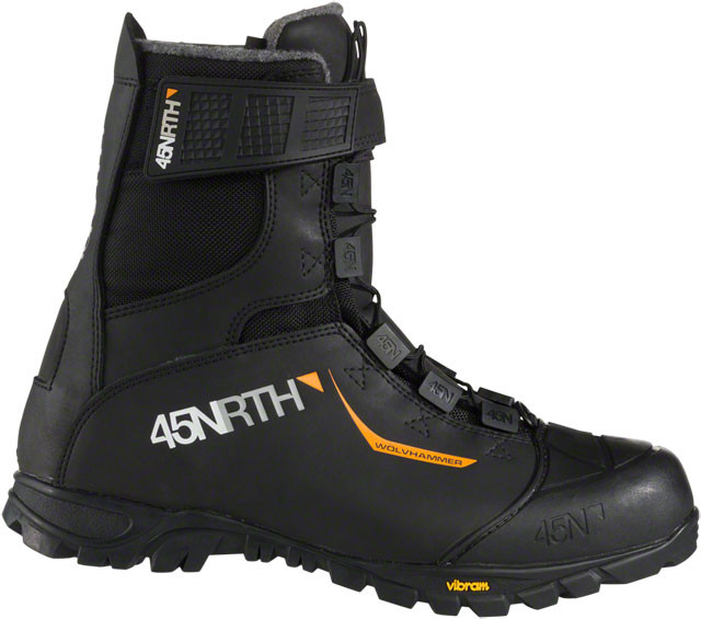 45NRTH Wolvhammer Winter MTB Cycling Boots: Size 45 - Black - 2 Bolt ...