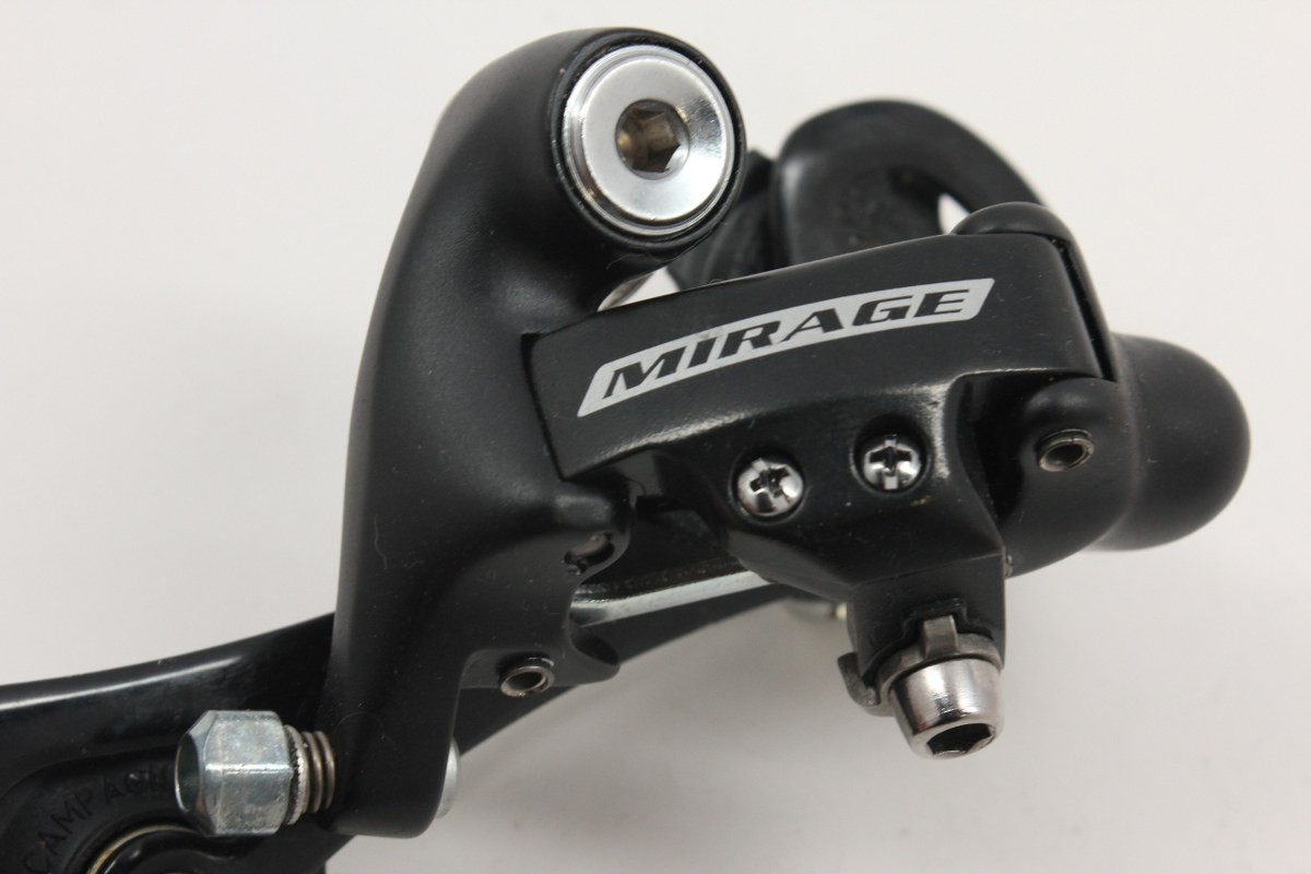 NOS Campagnolo Mirage Rear Derailleur 9 Speed Long Cage Black Bike