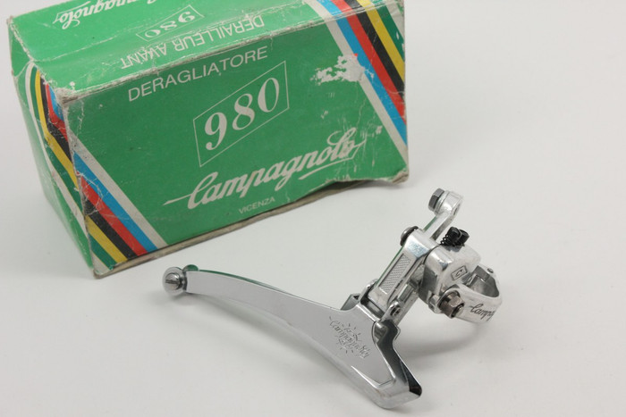 Nos Nib Campagnolo 980 Front Derailleur 28 6 Clamp Bike Recyclery