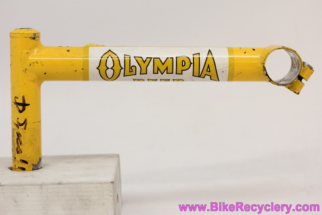 yellow bike stem