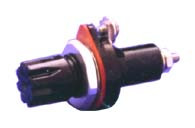 Single Pole Panel Mount Non-Blown Indicating fuse holder  for 3AG/3AB fuses by FIC