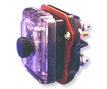 Two Pole Panel Mount Blown Fuse Indicating fuse holder  for 5AG/5AB, Midget fuses by FIC