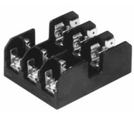 BC6032SQ 2 Pole Fuse Block for Class CC Fuses, 1/10 to 20Amp, 600V, Screw Terminal with Quick Connect