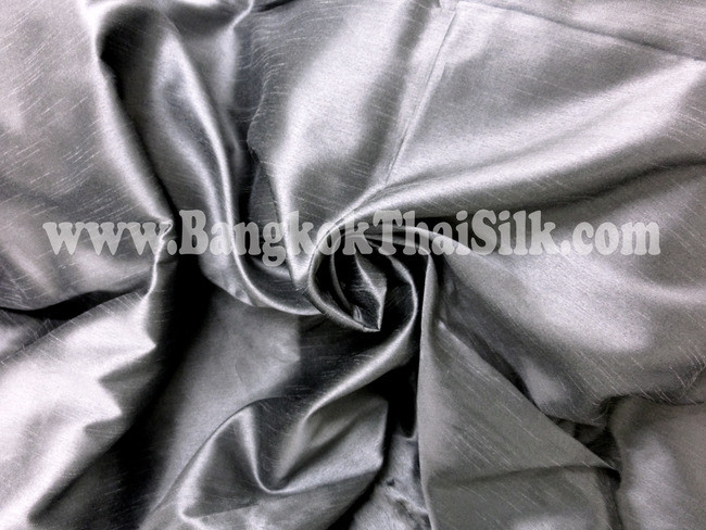 Stripe Black /& Gray Soft Faux Silk Satin 48/" Fabric BTY Drape Scarf Dress Skirt
