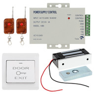 DC12V Remote control Door Entry Access Control System with 60KG Electric Lock kit 